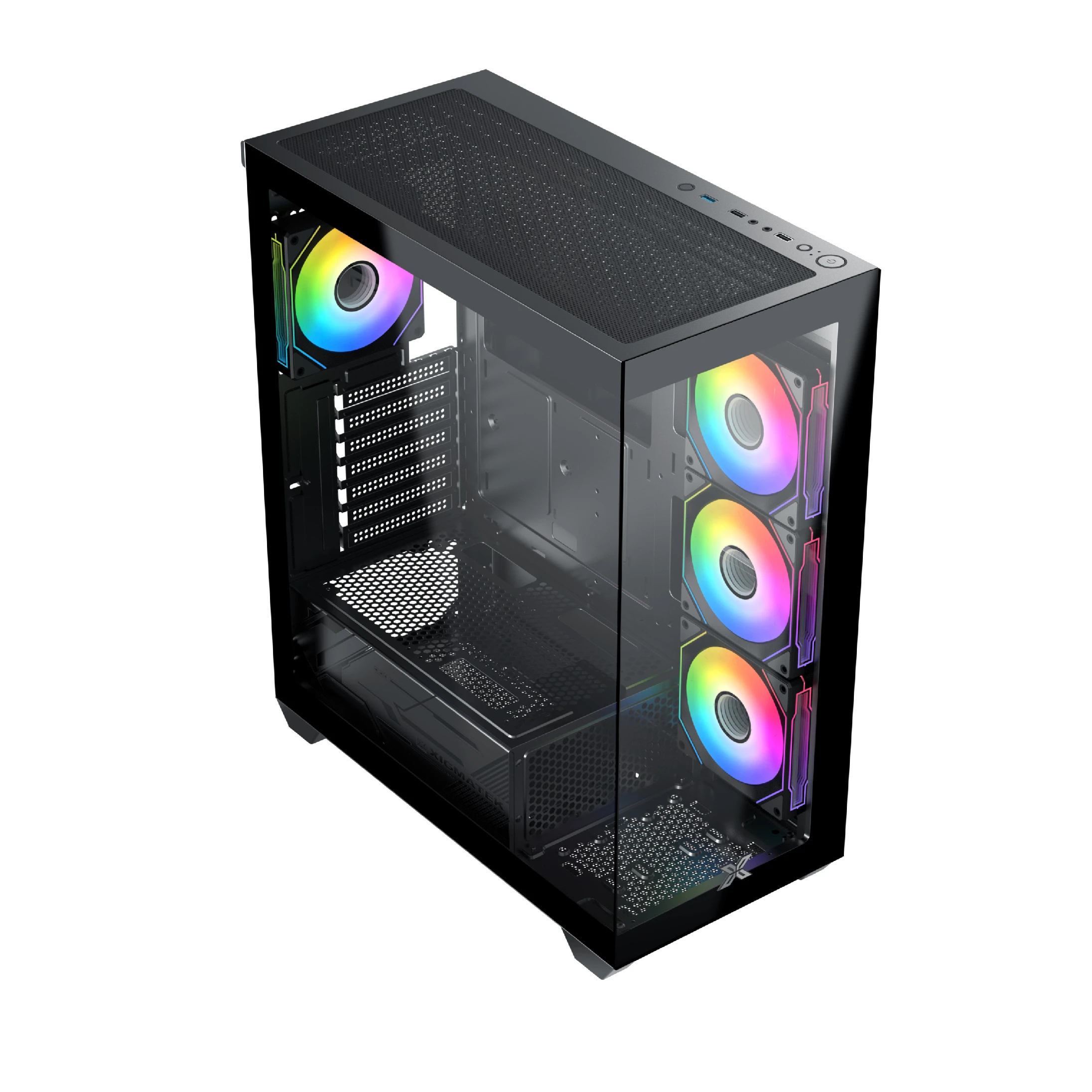 Кутия Xigmatek Blast Case EATX 4 ARGB fans - EN46353