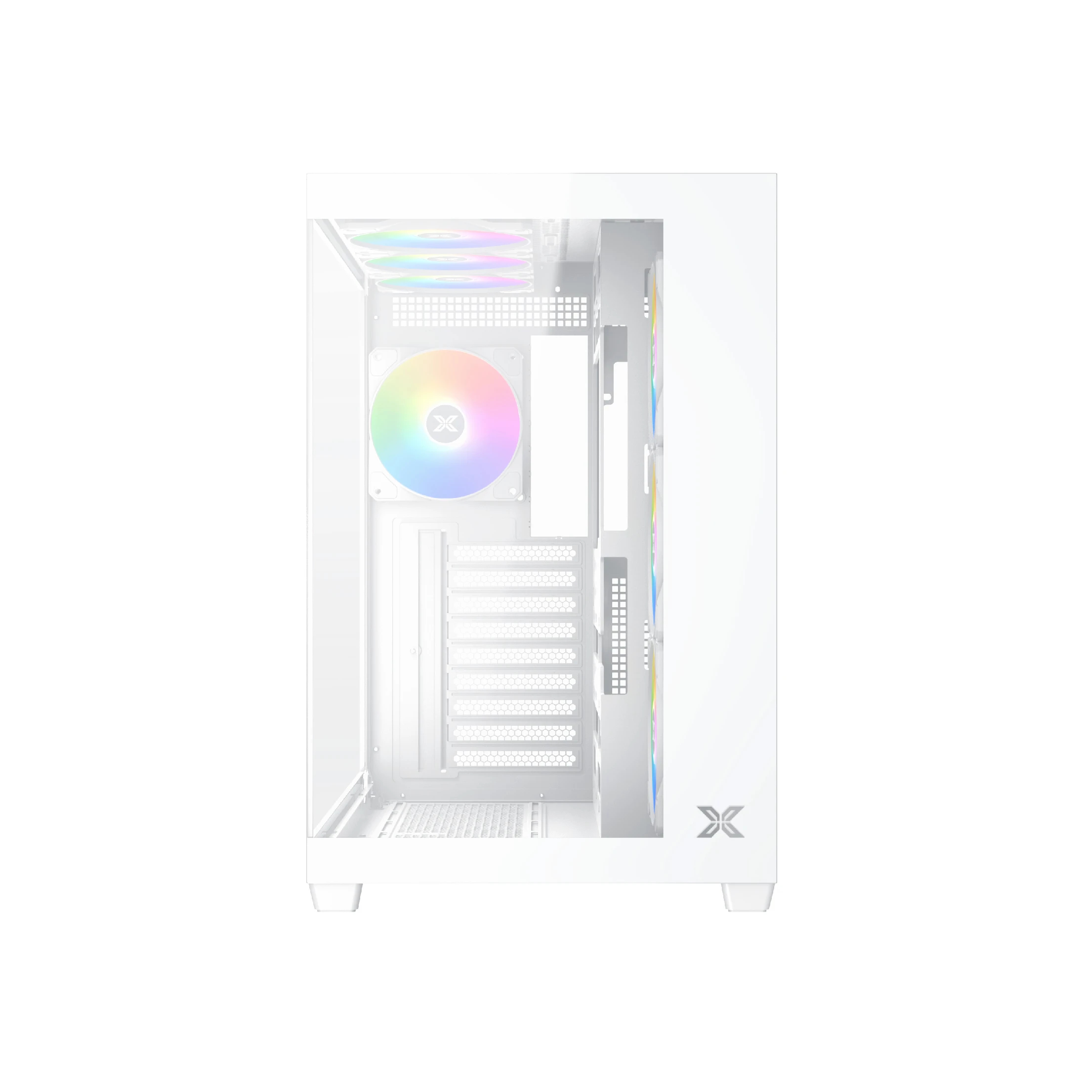 Кутия Xigmatek AQUA V AIR ARCTIC Case ATX 7 ARGB Fans