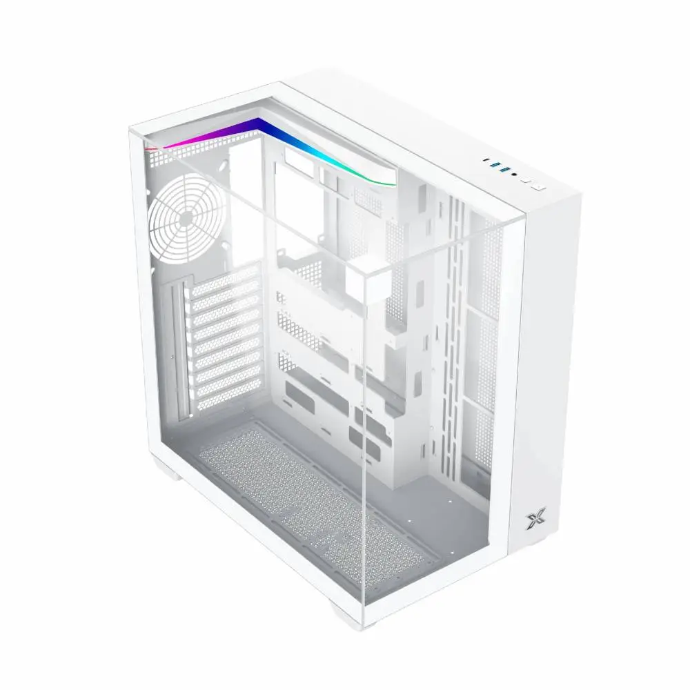 Кутия Xigmatek AQUA V ARCTIC Case ATX 7 ARGB Fans