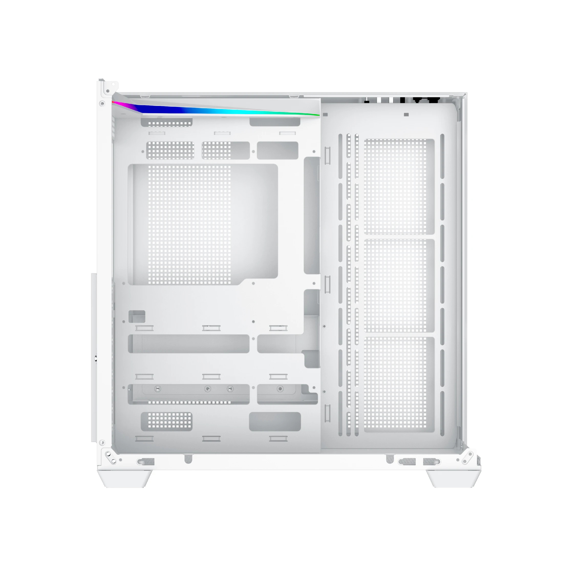 Кутия Xigmatek AQUA V ARCTIC Case ATX 7 ARGB Fans