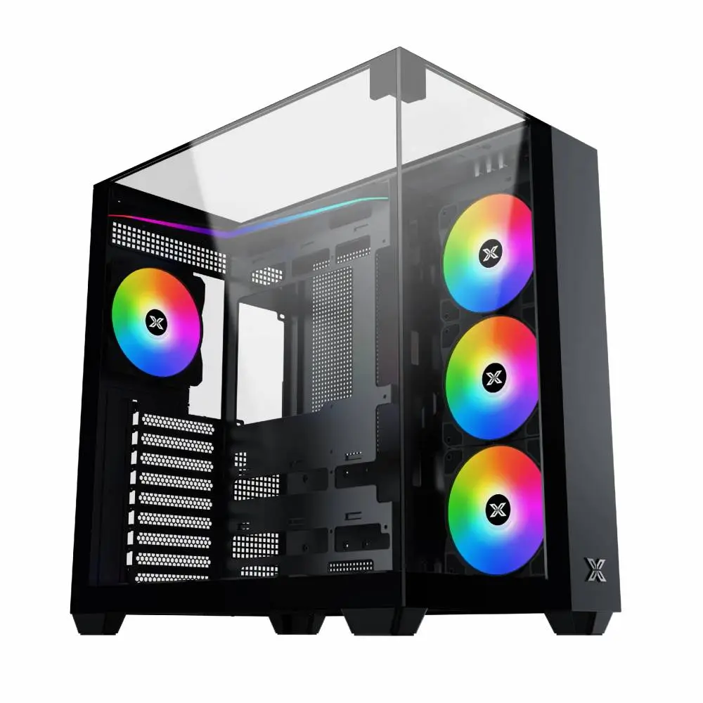 Кутия Xigmatek AQUA V Black Case ATX 7 ARGB Fans