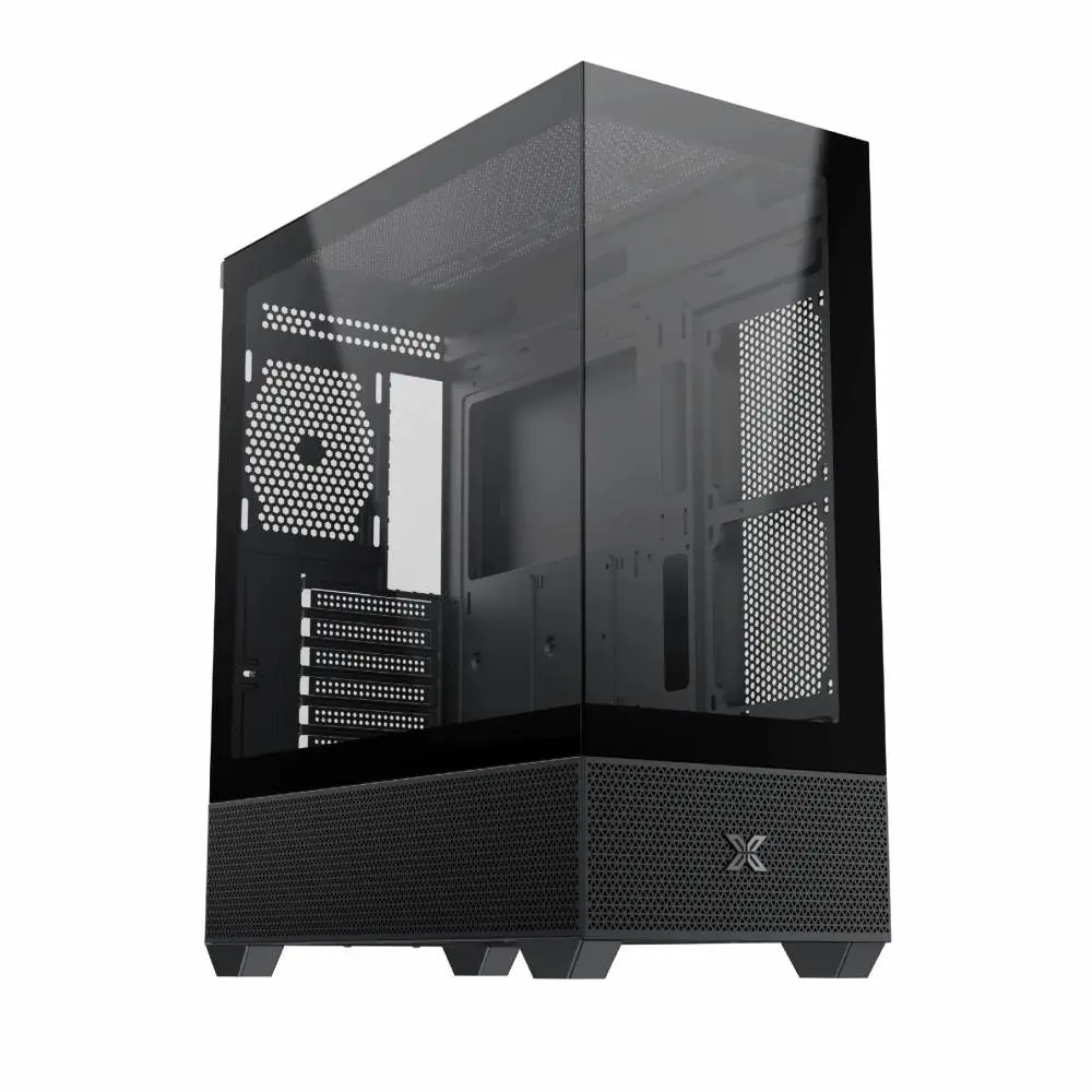 Кутия Xigmatek Alphard Black Case EATX 6 ARGB fans