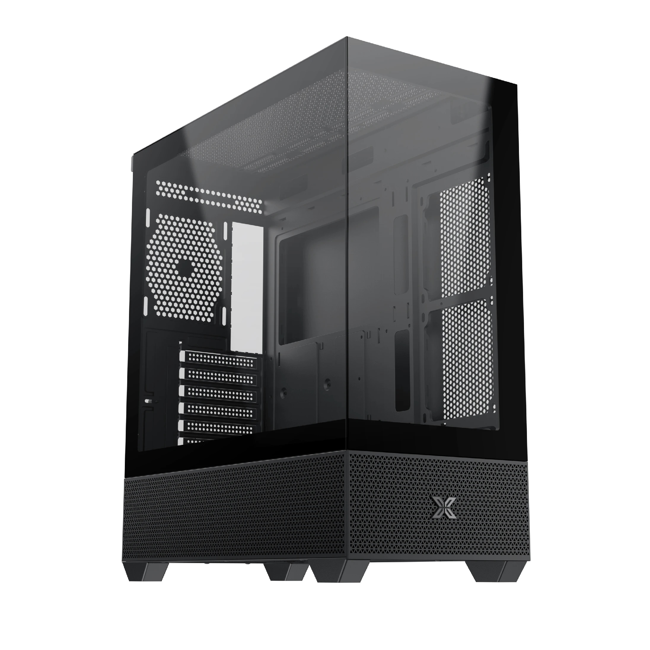 Кутия Xigmatek Alphard Black Case EATX 6 ARGB fans