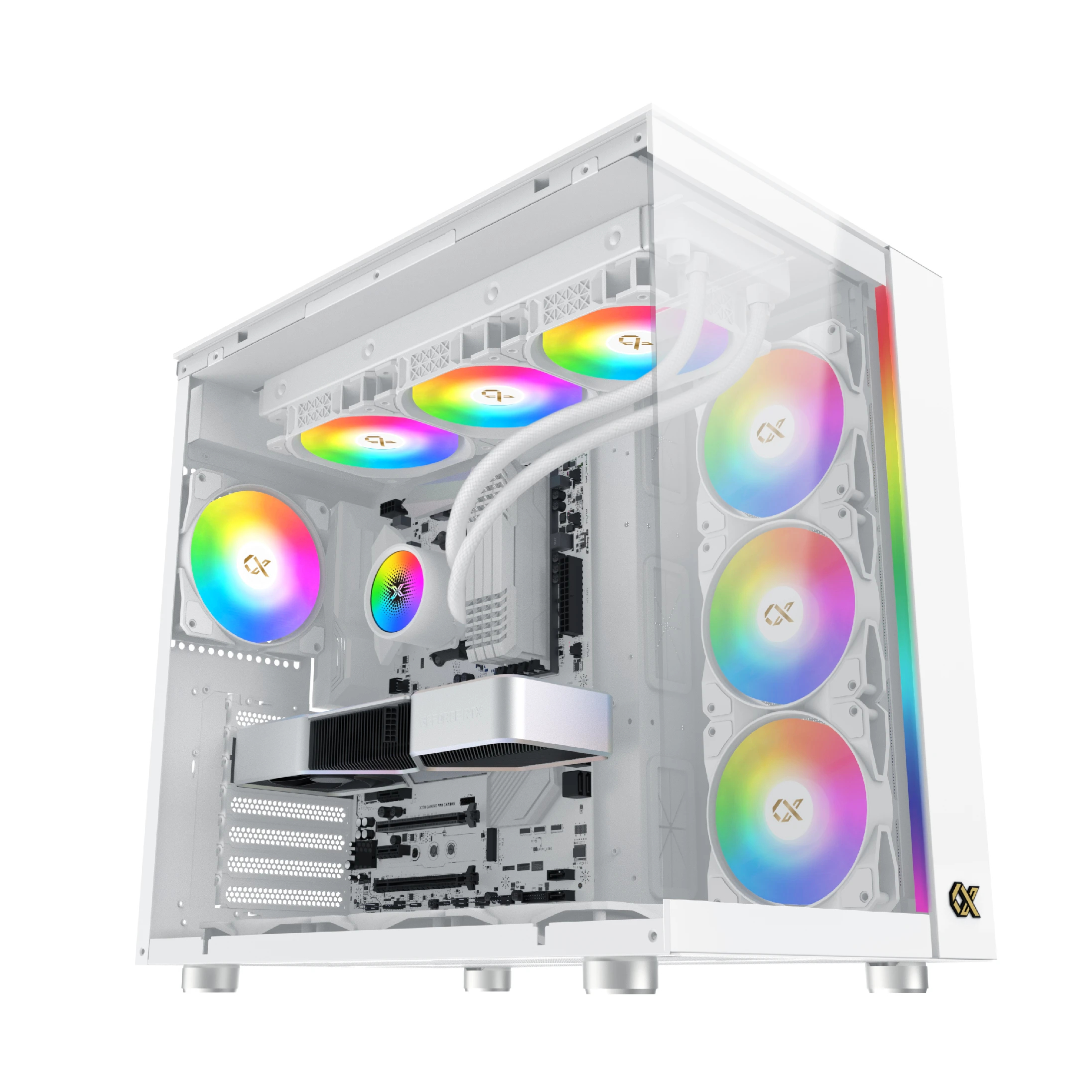 Кутия Xigmatek AQUA ULTRA Arctic Case EATX 7 ARGB Fans