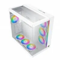 Кутия Xigmatek AQUA ULTRA Arctic Case EATX 7 ARGB Fans