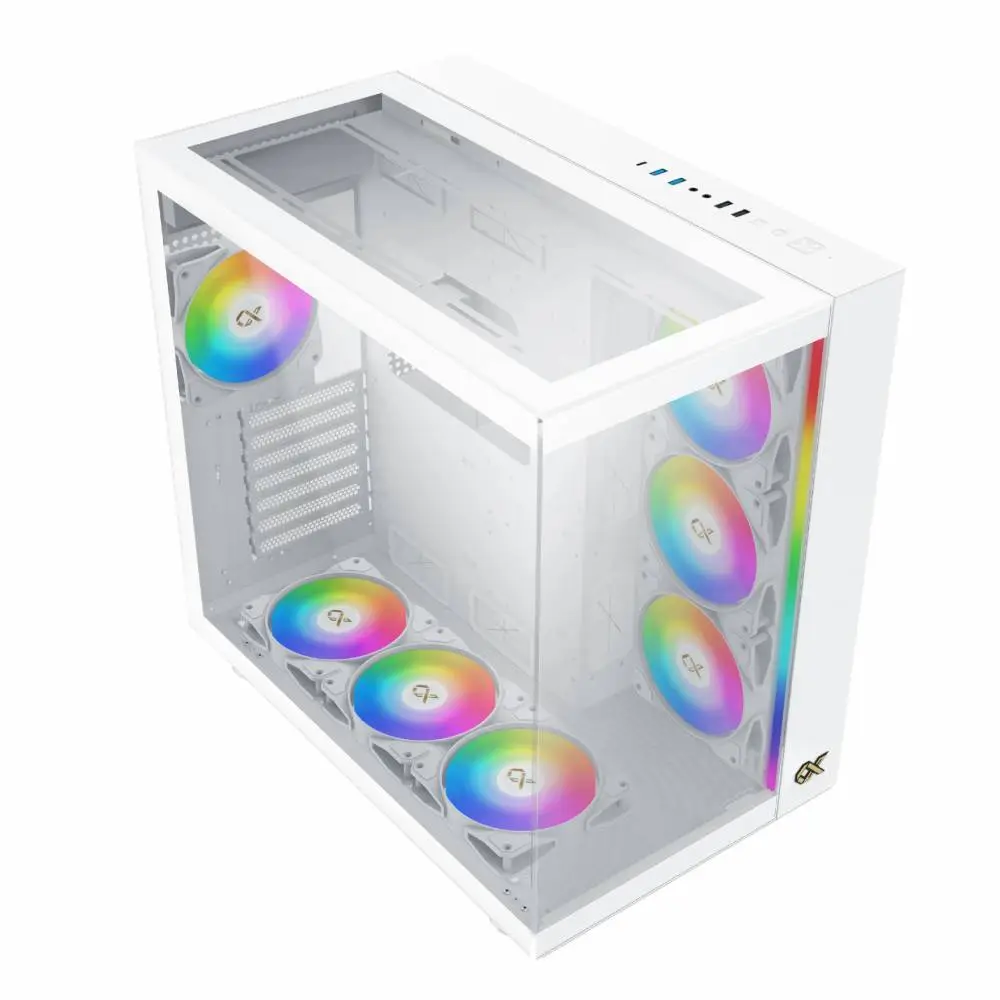 Кутия Xigmatek AQUA ULTRA Arctic Case EATX 7 ARGB Fans