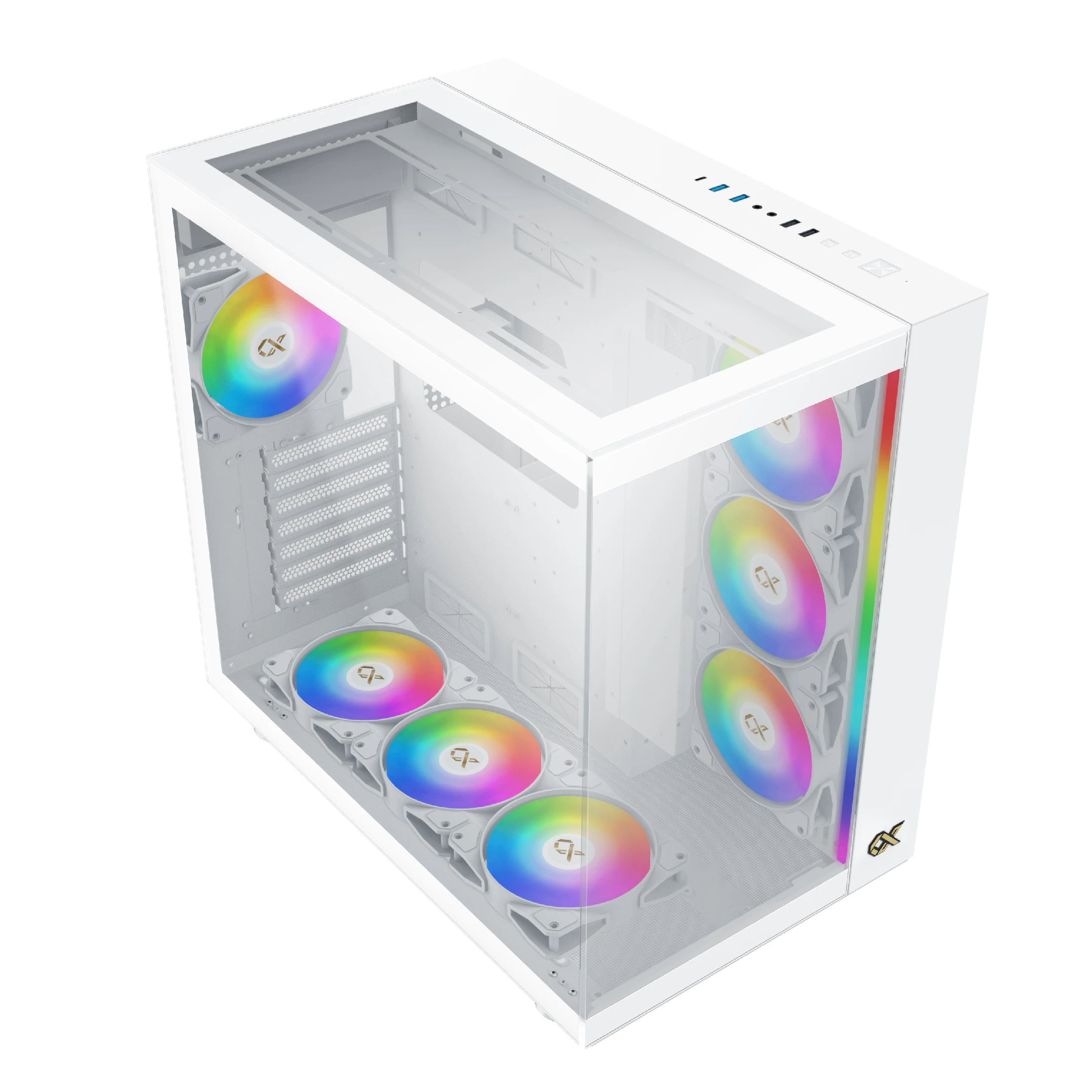 Кутия Xigmatek AQUA ULTRA Arctic Case EATX 7 ARGB Fans