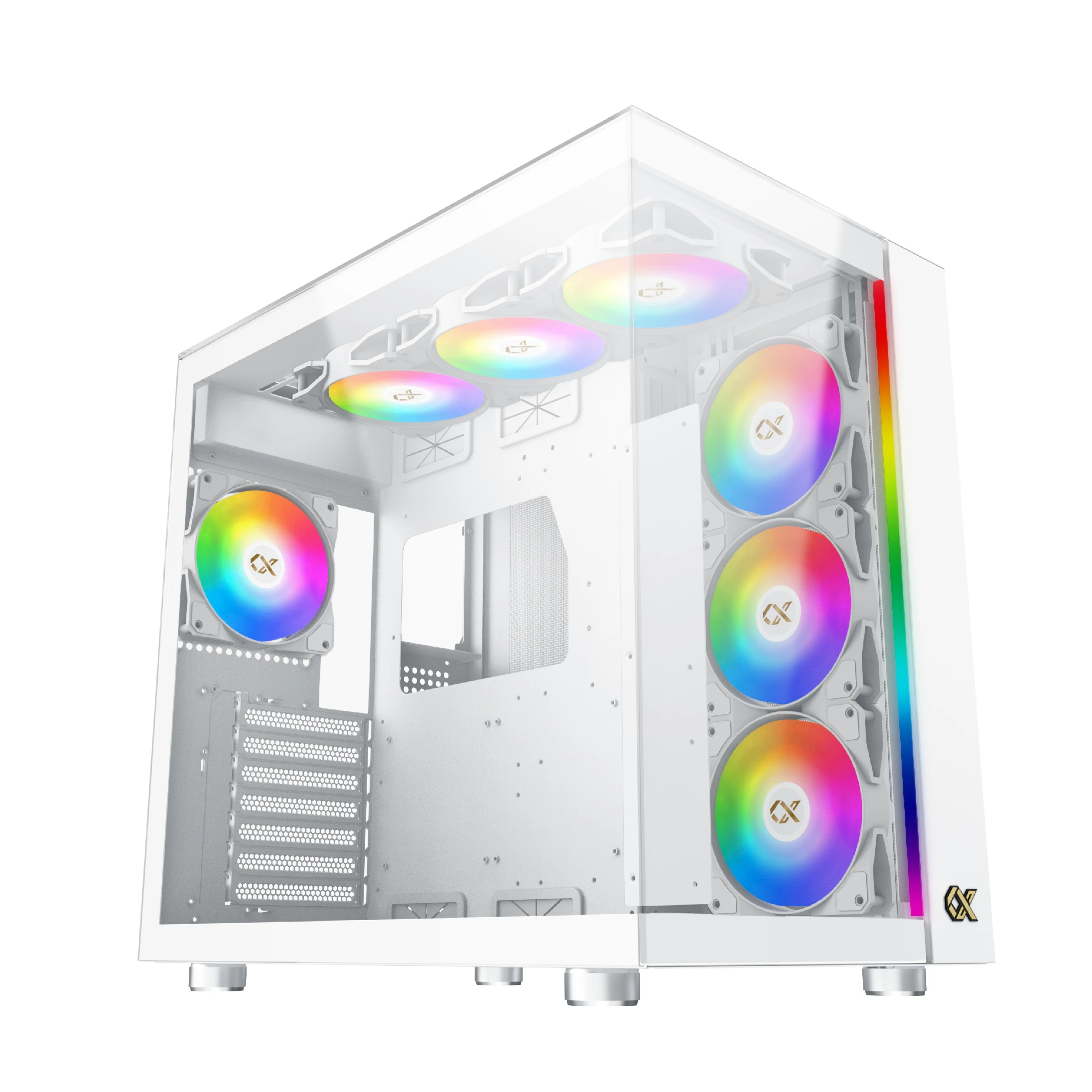 Кутия Xigmatek AQUA ULTRA Arctic Case EATX 7 ARGB Fans