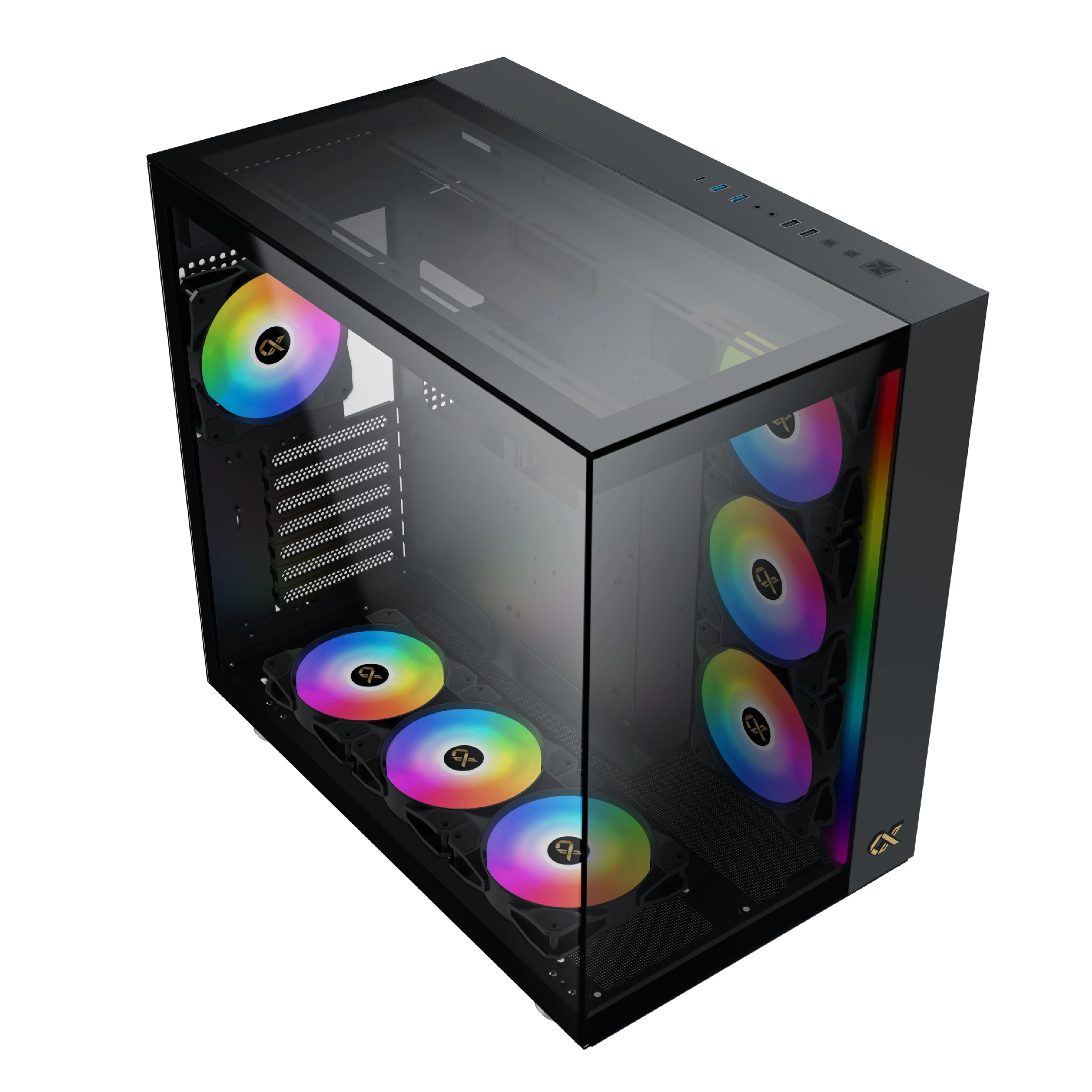 Кутия Xigmatek AQUA ULTRA Case EATX 7 ARGB Fans
