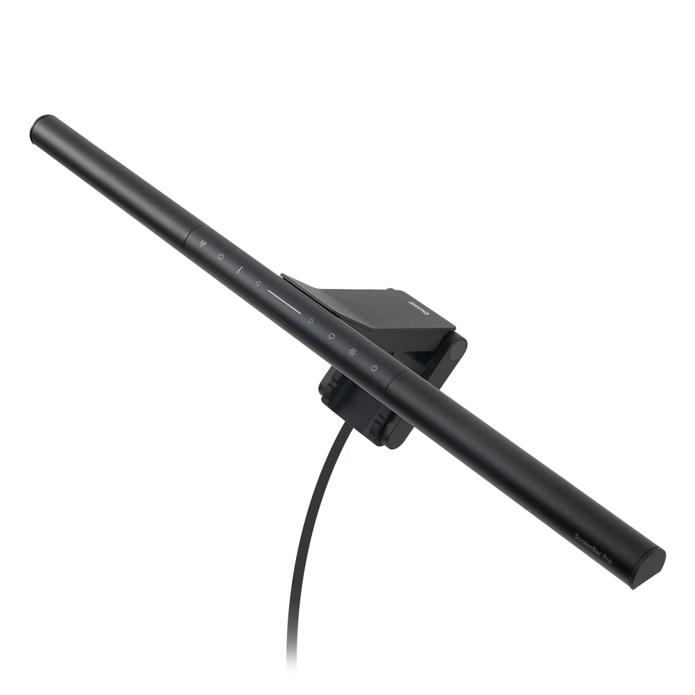 Лампа за четене за монитор BenQ ScreenBar Pro - Черно