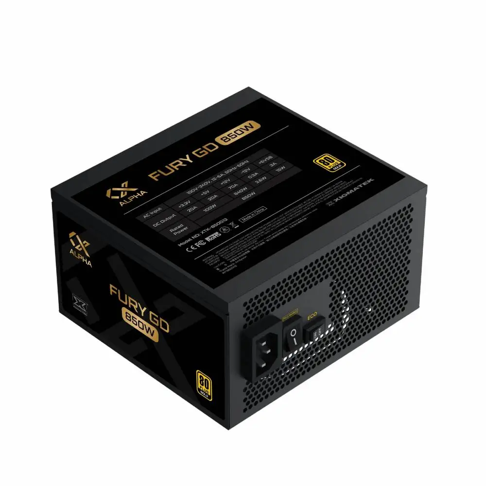 Захранване Xigmatek Fury GD 850W 80 Plus Gold PSU ATX 3.1