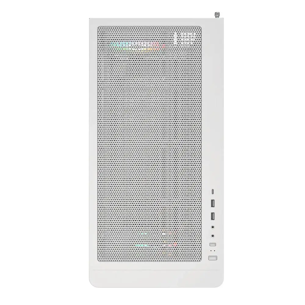Кутия Montech XR Wood (W) Case ATX 4 x 120 mm ARGB Fans, Wood, USB-C, White