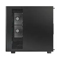 Кутия Montech XR Wood (B) Case ATX 4 x 120 mm ARGB Fans, Wood, USB-C, Black