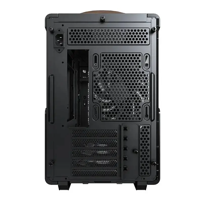 Кутия Montech Heritage PRO Black USB-C, Leather, 4 x 120 mm Fans