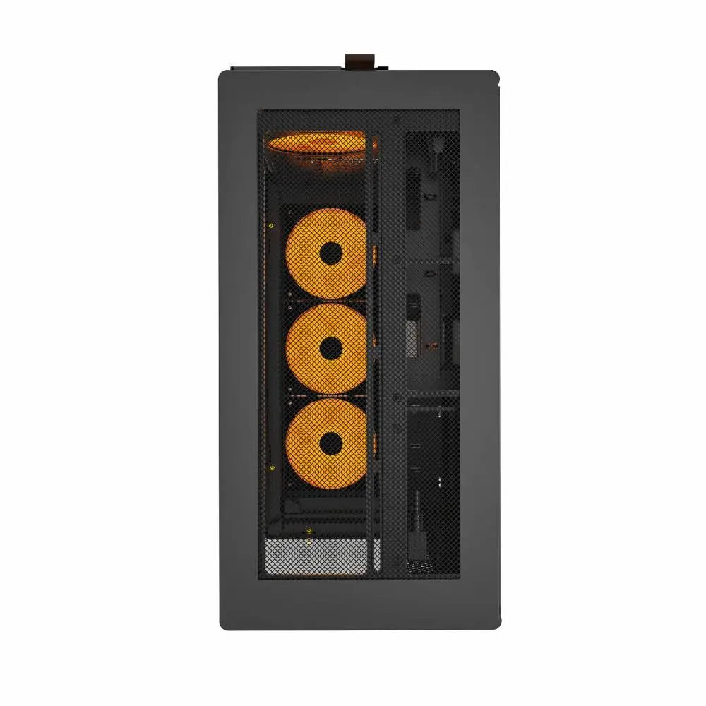 Кутия Montech HS02 PRO (B) Case ATX 5 x 120 mm ARGB Fans, USB-C, Black