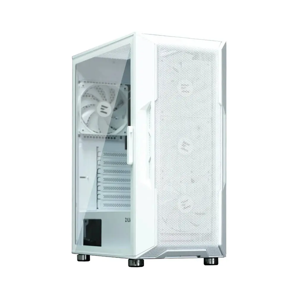 Кутия Zalman i3 NEO ARGB White Case ATX Mesh, aRGB, Tempered Glass
