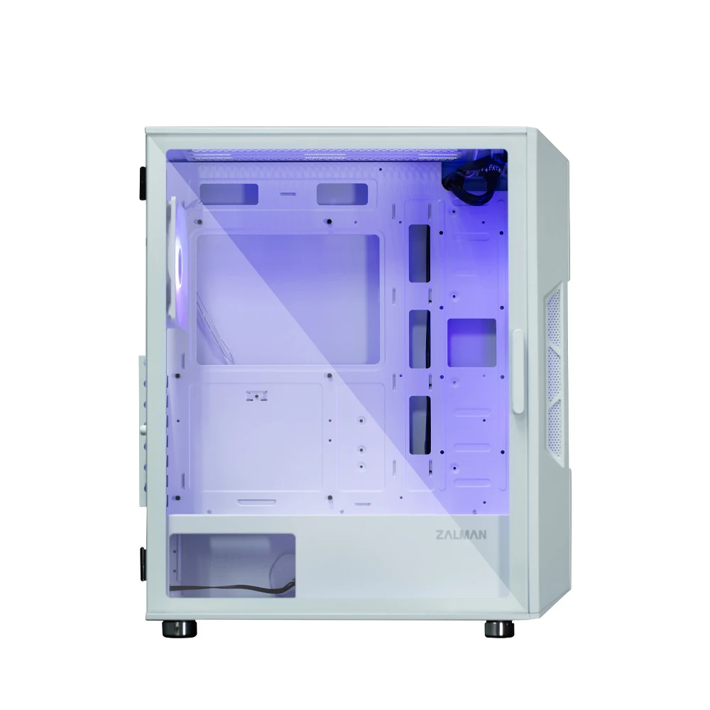 Кутия Zalman i3 NEO ARGB White Case ATX Mesh, aRGB, Tempered Glass