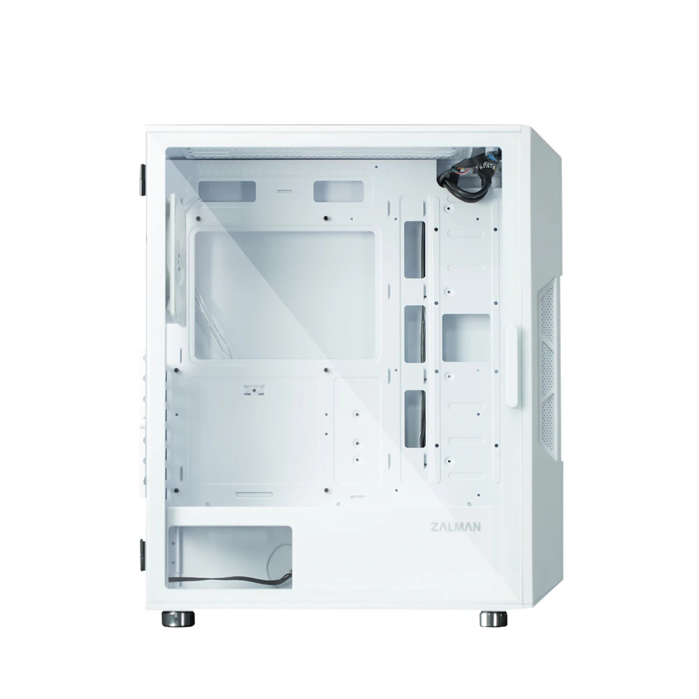 Кутия Zalman i3 NEO ARGB White Case ATX Mesh, aRGB, Tempered Glass