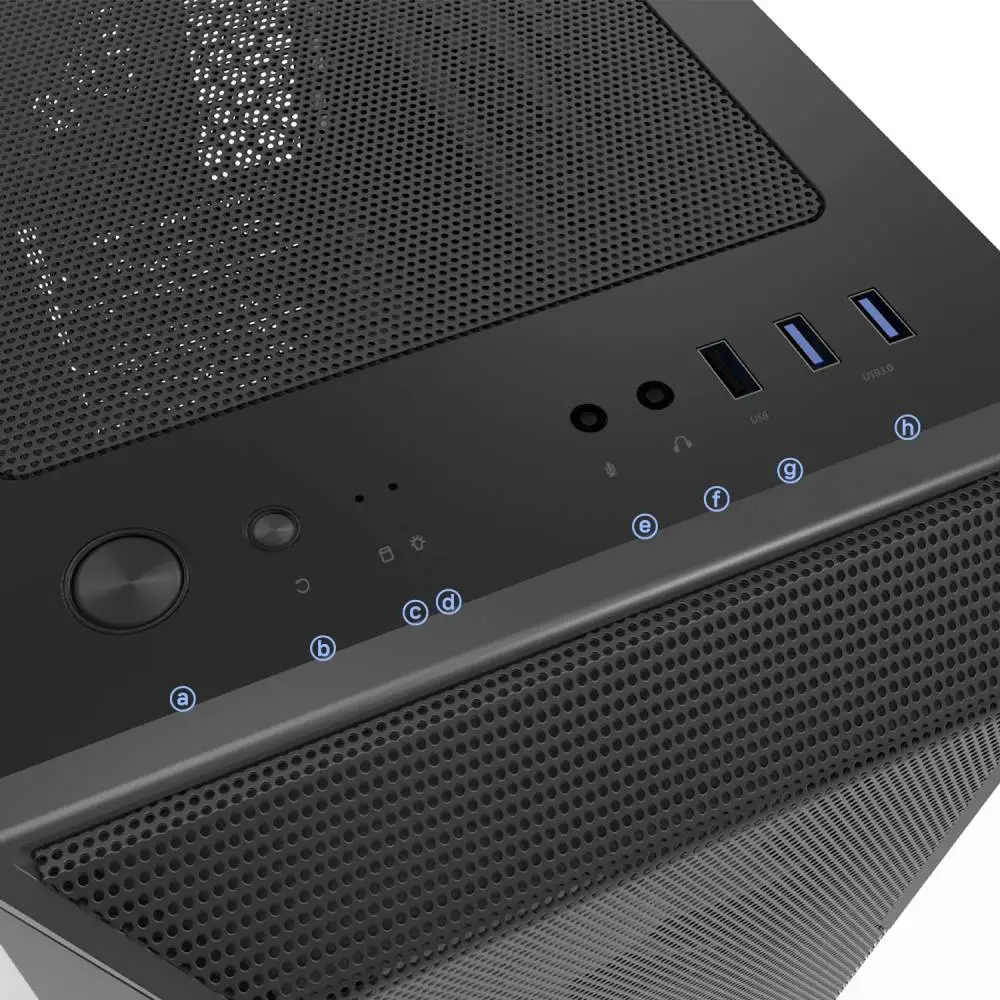 Кутия Zalman i3 NEO ARGB Black Case ATX Mesh, aRGB, Tempered Glass