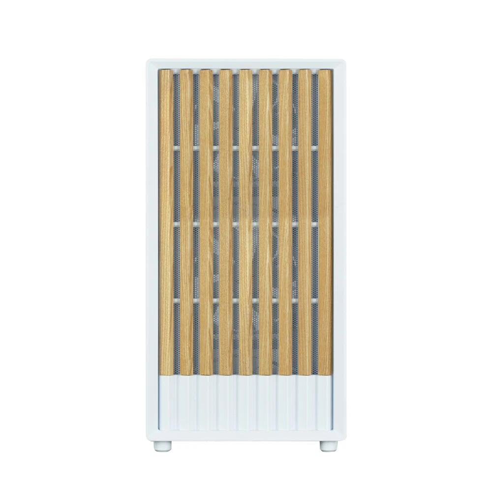 Кутия Zalman P10 NAMU WHITE Case mATX, Wood, USB-C