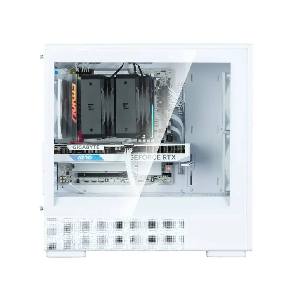 Кутия Zalman P10 NAMU WHITE Case mATX, Wood, USB-C