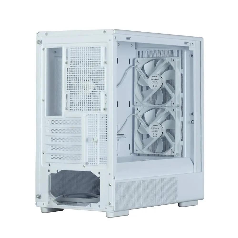 Кутия Zalman P10 NAMU WHITE Case mATX, Wood, USB-C