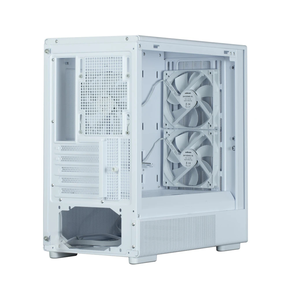 Кутия Zalman P10 NAMU WHITE Case mATX, Wood, USB-C