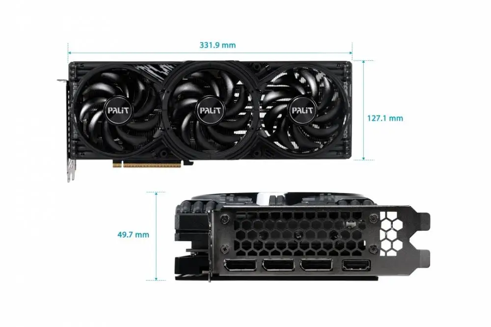 Видео карта Palit GeForce RTX 5070 Ti GamingPro-S 16GB - NE7507T019T2-GB2031U