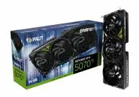 Видео карта Palit GeForce RTX 5070 Ti GamingPro-S 16GB - NE7507T019T2-GB2031U