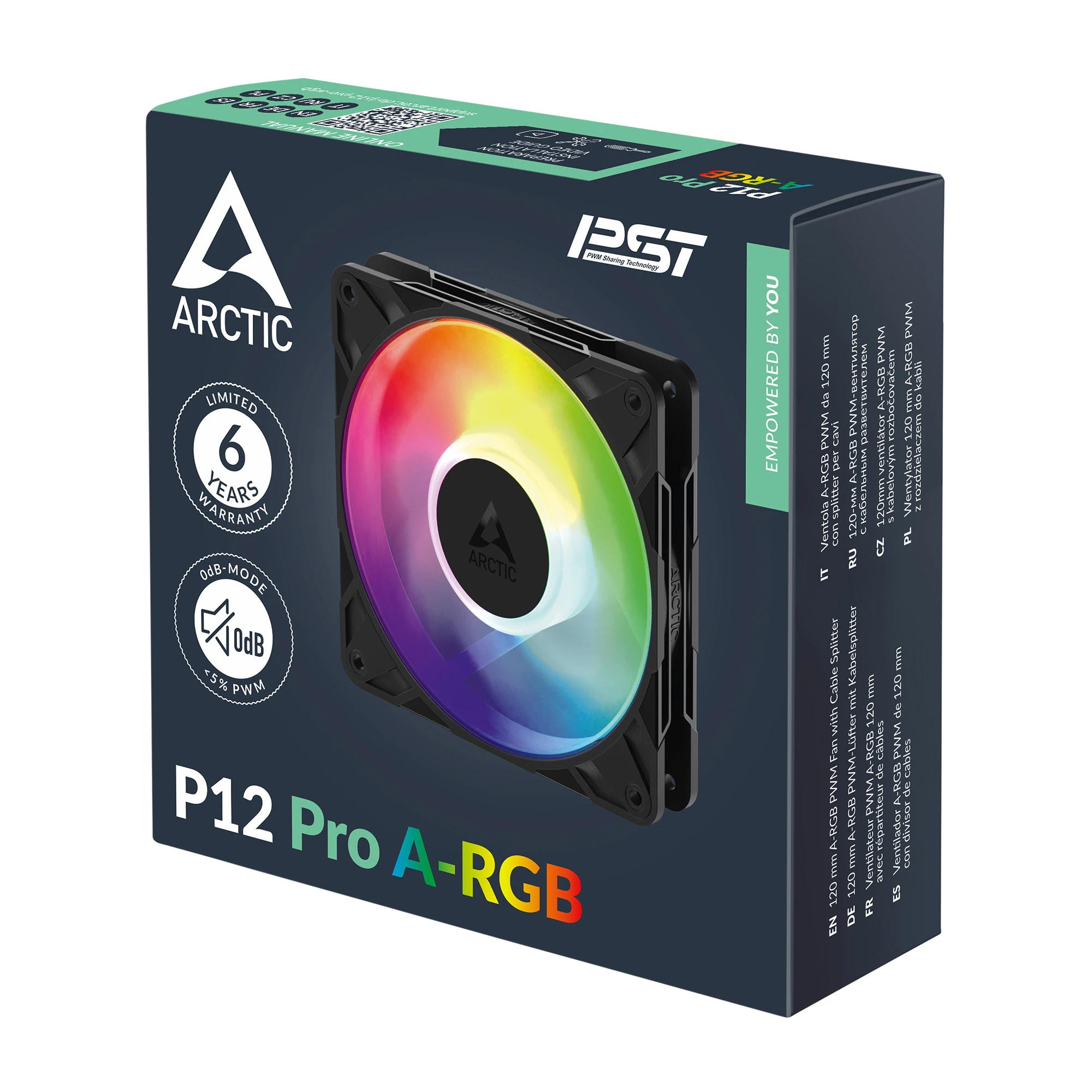 Вентилатор Arctic P12 Pro A-RGB Fan 120mm - ACFAN00309A