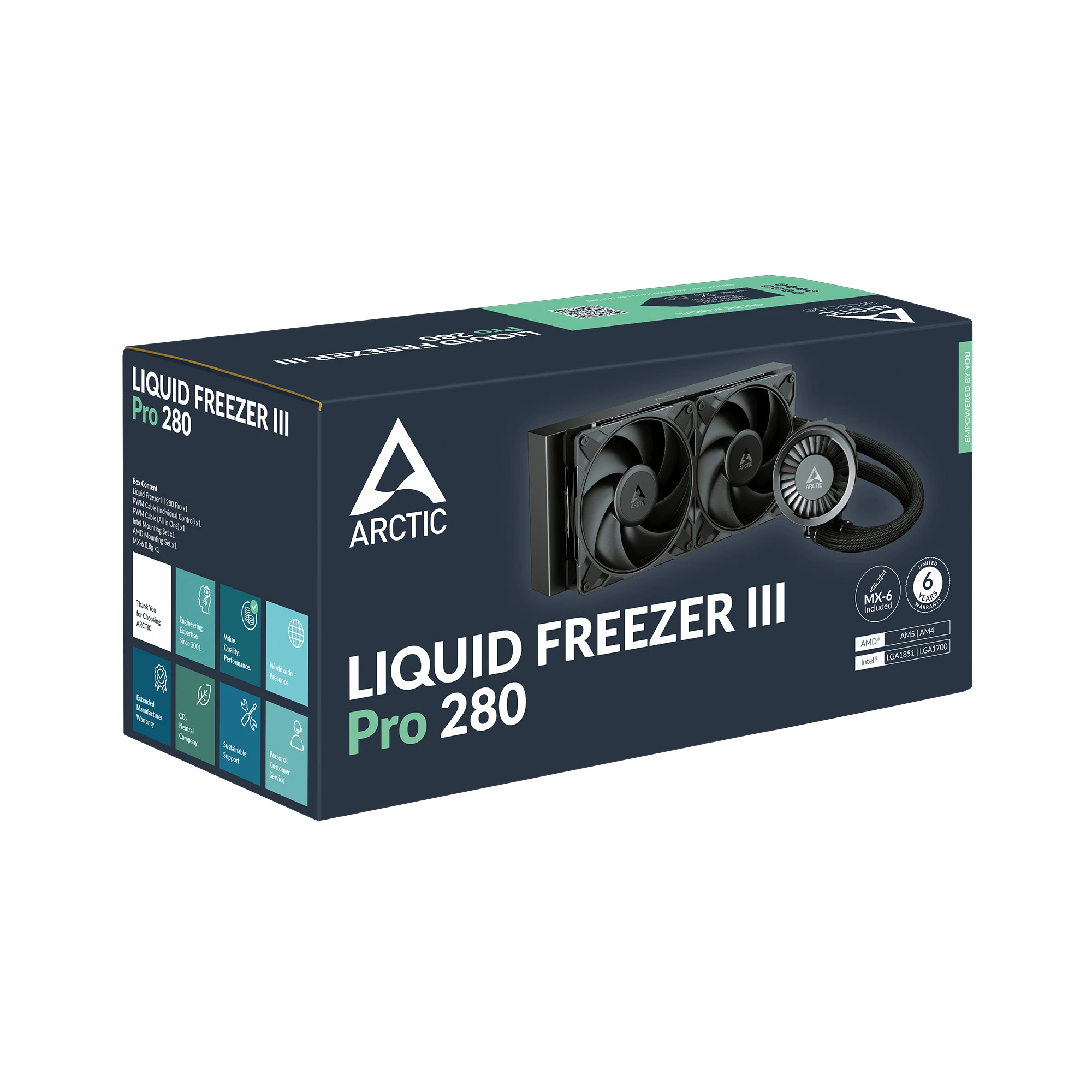 Водно охлаждане Arctic Liquid Freezer III Pro 280 Black - ACFRE00179A 