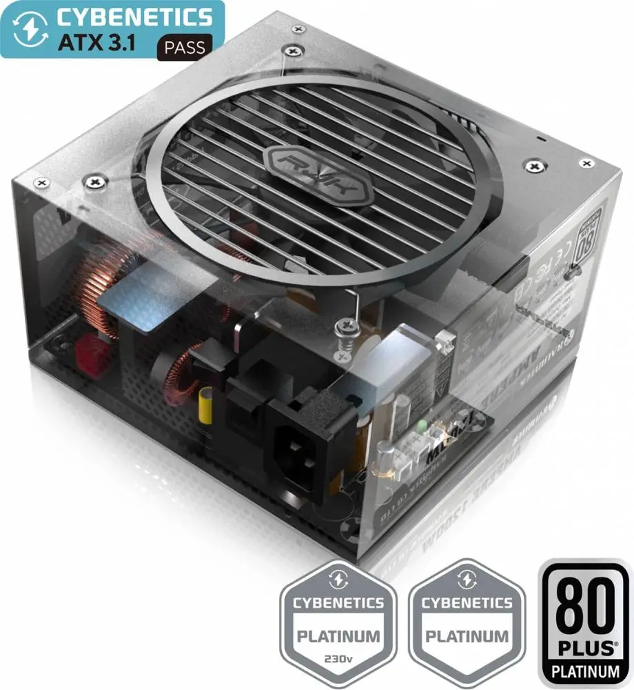 Захранване Raijintek AMPERE 1200 PSU ATX 3.1 1200W Platinum