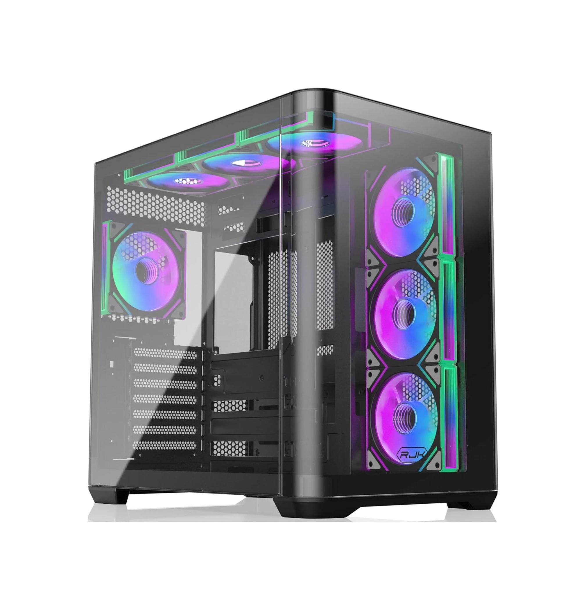 Кутия Raijintek ATREUS BT7 Black Case EATX 7 x 120 mm Infinity Mirror ARGB Fans included
