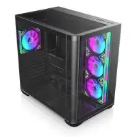 Кутия Raijintek ATREUS BT7 Black Case EATX 7 x 120 mm Infinity Mirror ARGB Fans included