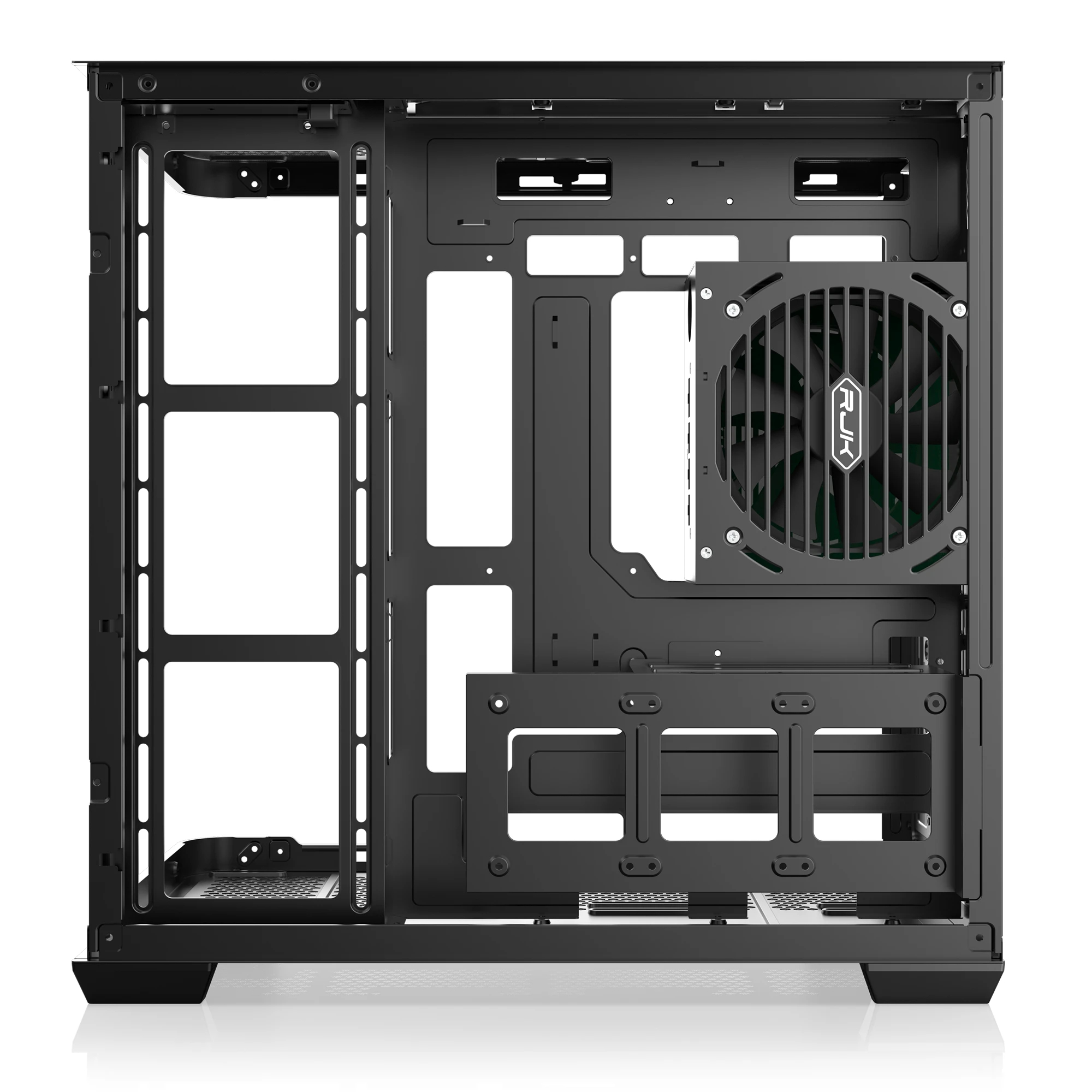 Кутия Raijintek ATREUS BT7 Black Case EATX 7 x 120 mm Infinity Mirror ARGB Fans included