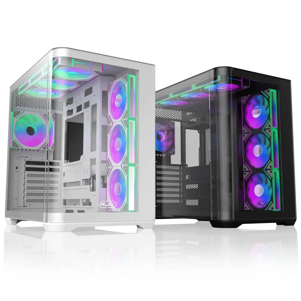 Кутия Raijintek ATREUS BT7 Black Case EATX 7 x 120 mm Infinity Mirror ARGB Fans included