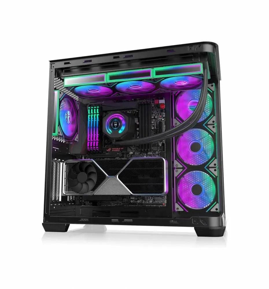 Кутия Raijintek ATREUS BT4 Black Case EATX 4 x 120 mm Infinity Mirror ARGB Fans included