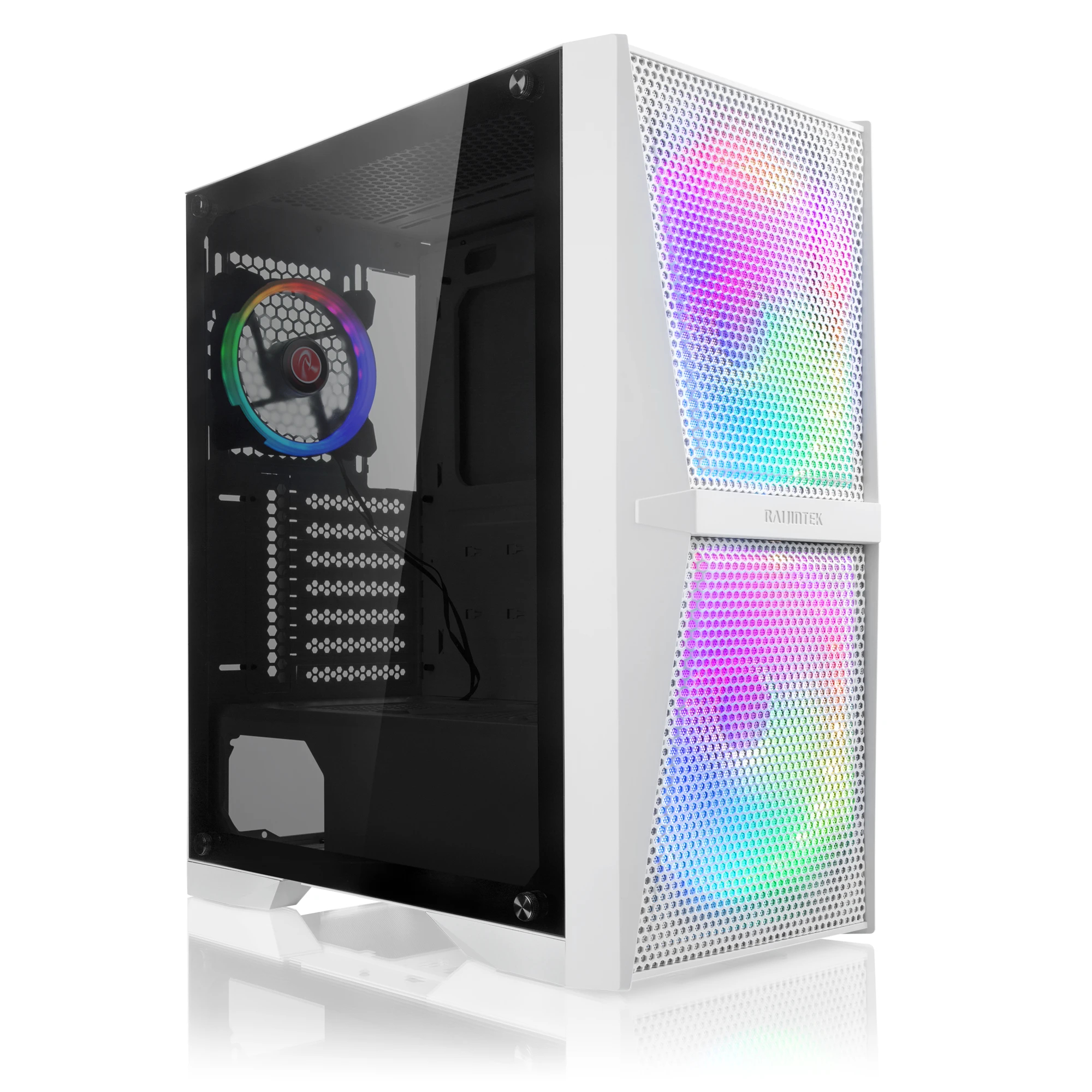 Кутия Raijintek SILENOS MS PRO WHITE Case ATX 2 x 200 mm ARGB Fans