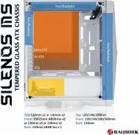 Кутия Raijintek SILENOS MS PRO WHITE Case ATX 2 x 200 mm ARGB Fans