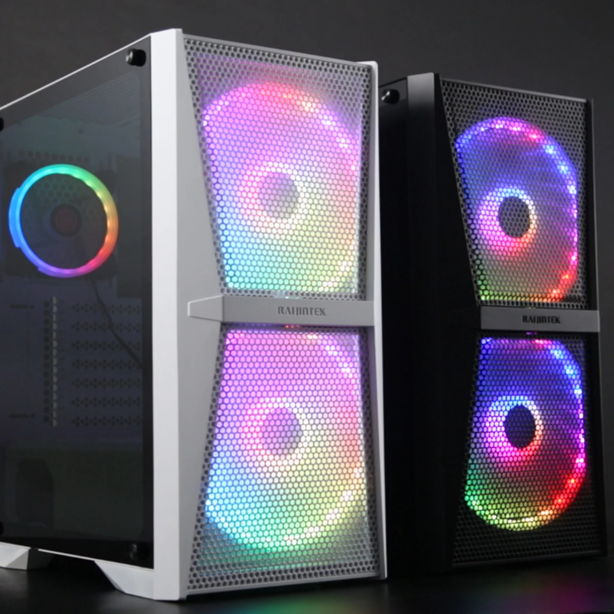 Кутия Raijintek SILENOS MS PRO WHITE Case ATX 2 x 200 mm ARGB Fans