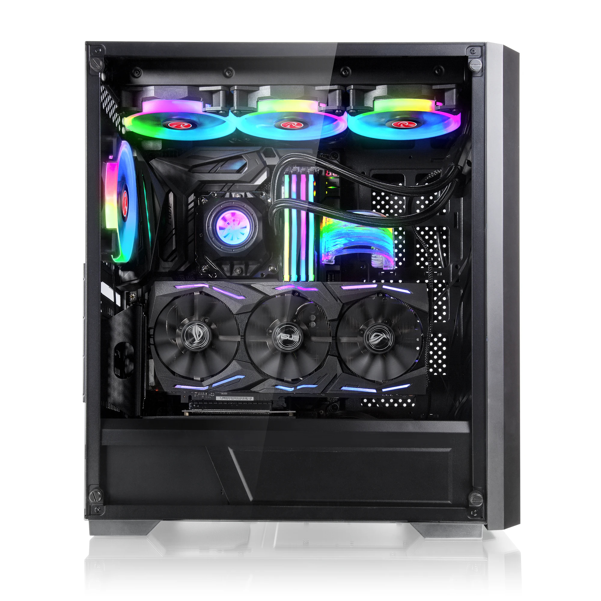 Кутия Raijintek PONOS MS4 Case EATX 4 x 120mm ARGB Fans Mesh