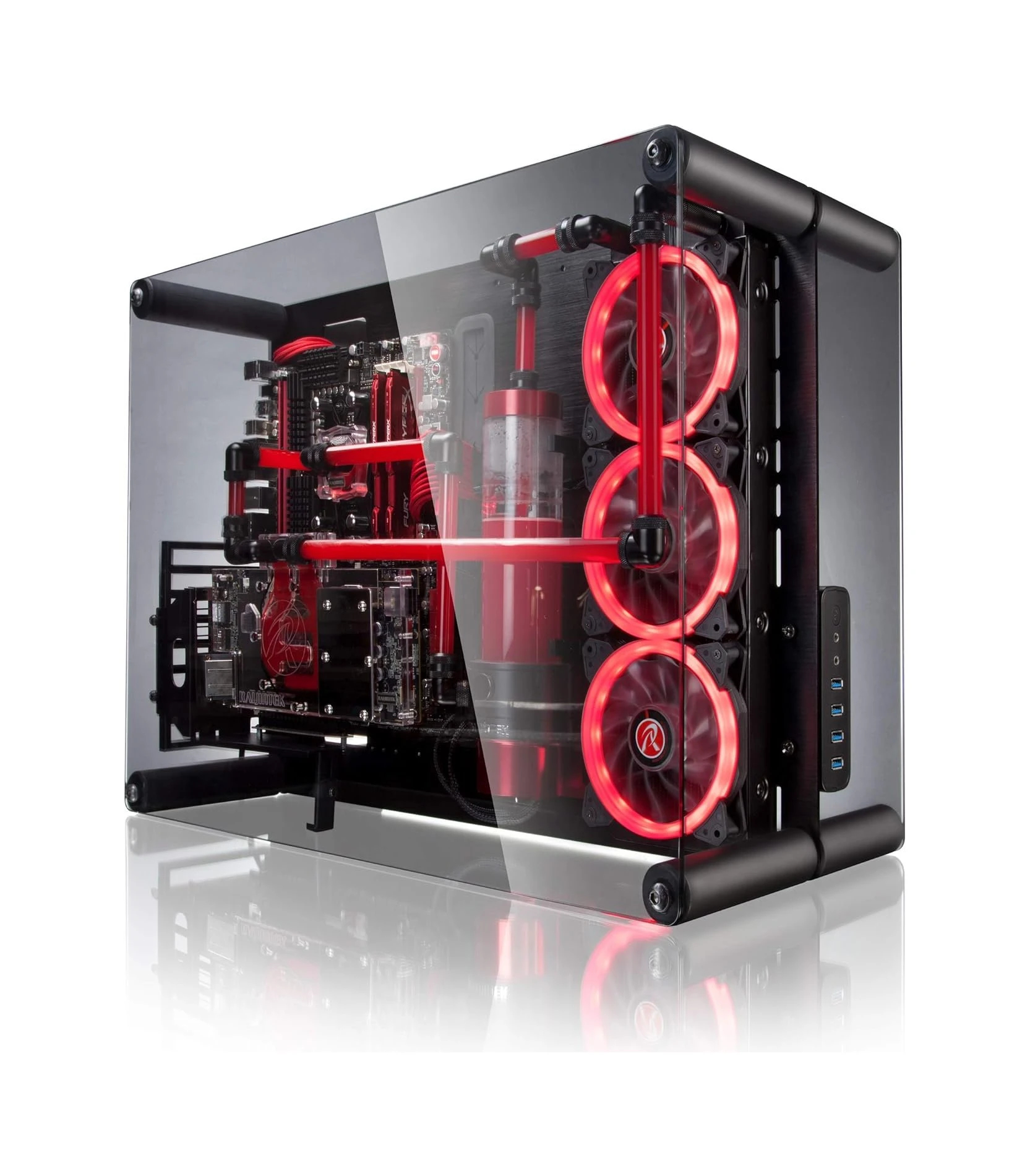 Кутия Raijintek PAEAN Case ATX Open Frame, Dual Chamber, Bench Table, Aluminum