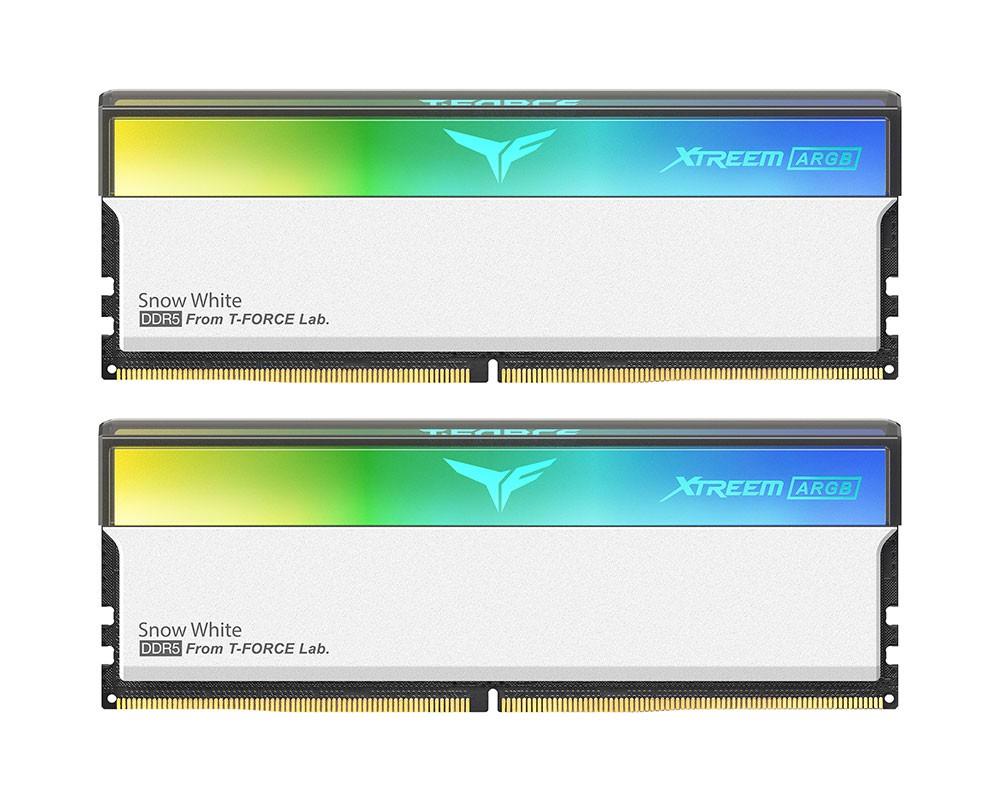 Team Group T-Force XTREEM ARGB White DDR5 32GB (2x16GB) 6000MHz CL30 XMP - FFAD532G6000HC30DC01