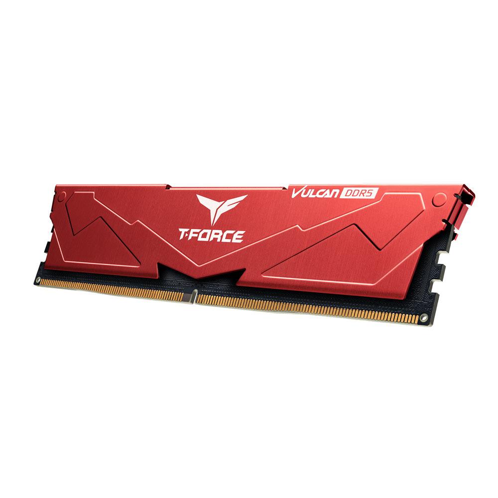 Памет Team Group T-Force Vulcan Red DDR5 32GB (2x16GB) 6000MHz CL30 - FLRD532G6000HC30DC01