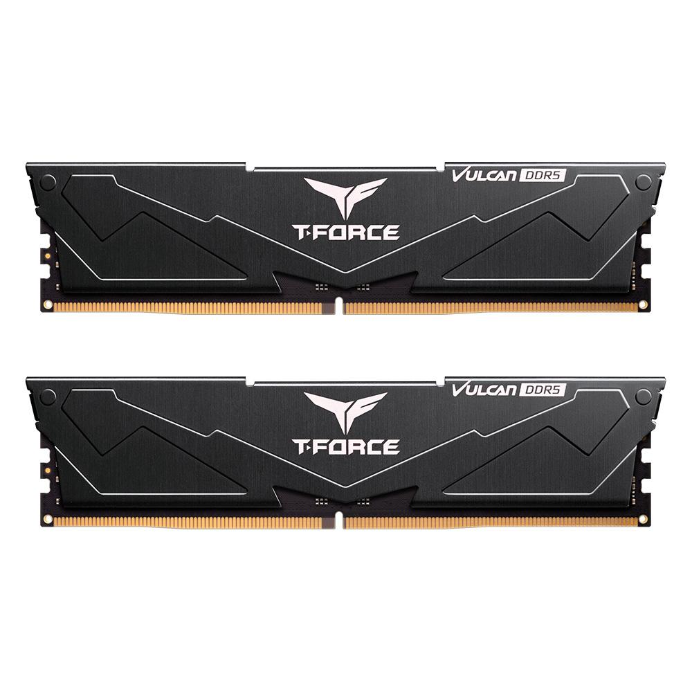 Памет Team Group T-Force Vulcan Black DDR5 32GB (2x16GB) 6000MHz CL30 EXPO/XMP - FLBD532G6000HC30DC01