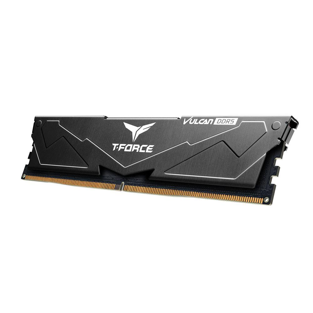 Памет Team Group T-Force Vulcan Black DDR5 32GB (2x16GB) 6000MHz CL30 EXPO/XMP - FLBD532G6000HC30DC01