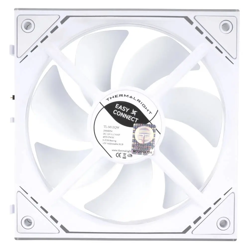 Вентилатори Thermalright TL-M12QW Fan Pack 3-in-1 3x120mm White, Infinity Mirror, Daisy-Chain, A-RGB
