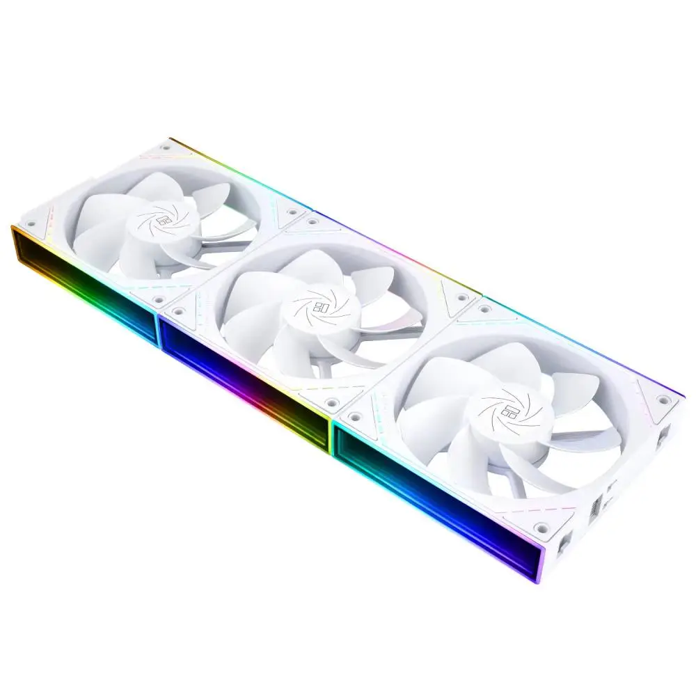 Вентилатори Thermalright TL-M12QRW Fan Pack 3-in-1 3x120mm White, Reverse, Infinity Mirror, Daisy-Chain, A-RGB