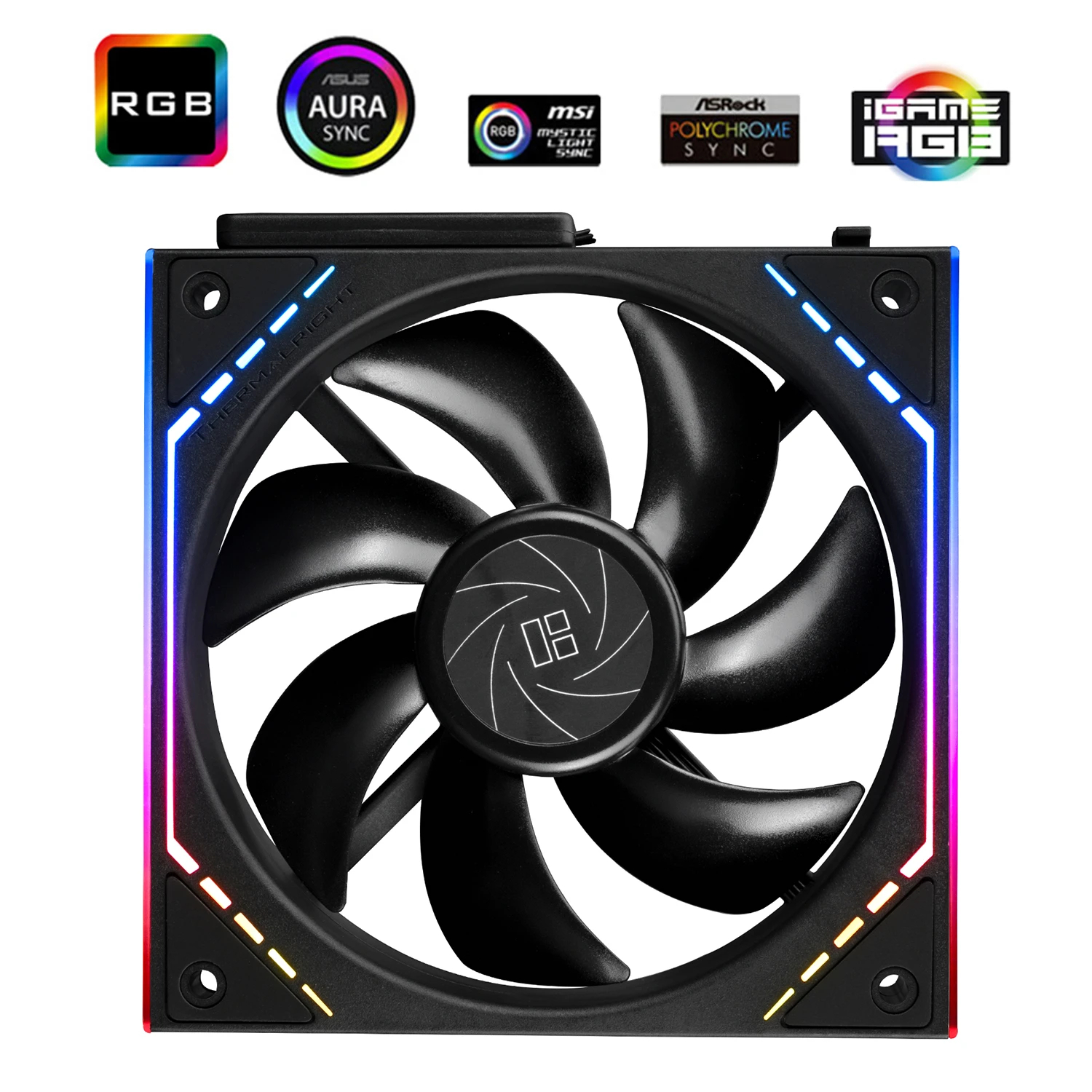 Вентилатори Thermalright TL-M12Q Fan Pack 3-in-1 3x120mm Infinity Mirror, Daisy-Chain, A-RGB