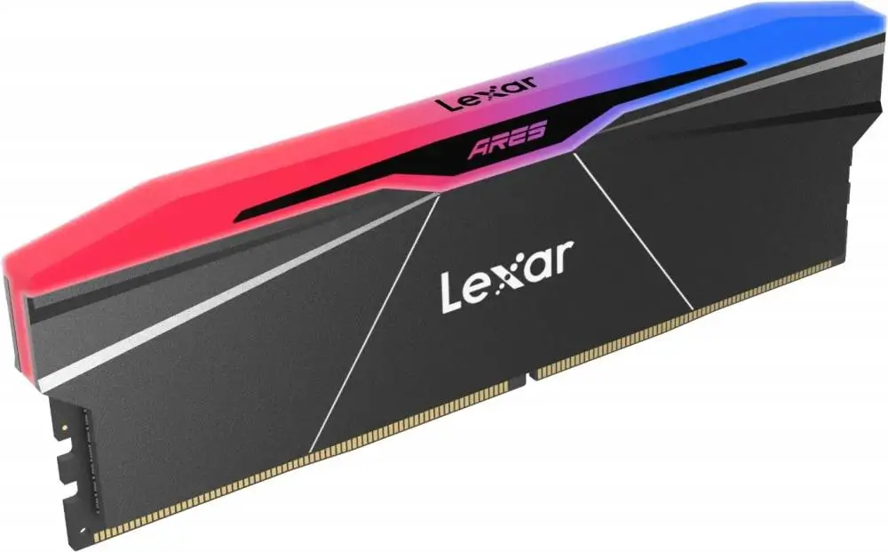 Памет Lexar Ares RGB 32GB (2x16GB) DDR5 6000MHz CL28 Black - LD5U16G60C28BR-RGD